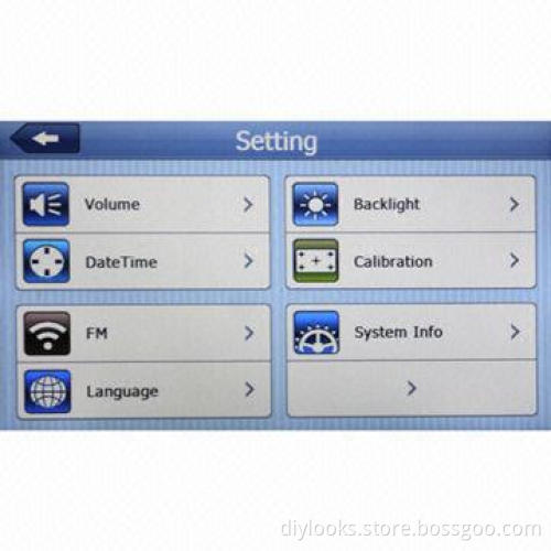 5.0-inch TFT Touch Screen Car GPS Navigator, Built-in Sensitive GPS Antenna